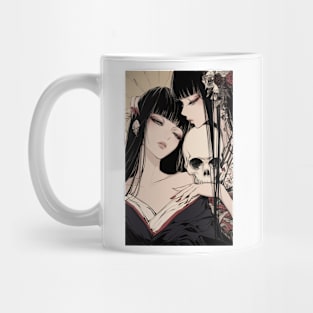 Geisha and skull 8010 Mug